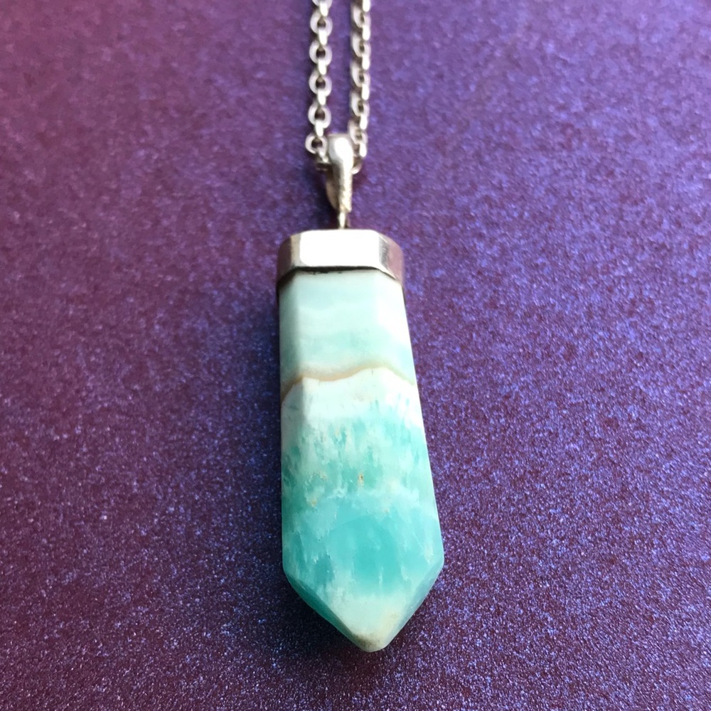 Mermaidcore Carribean Calcite Atlantis Necklace